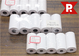 Thermal paper, cash register paper